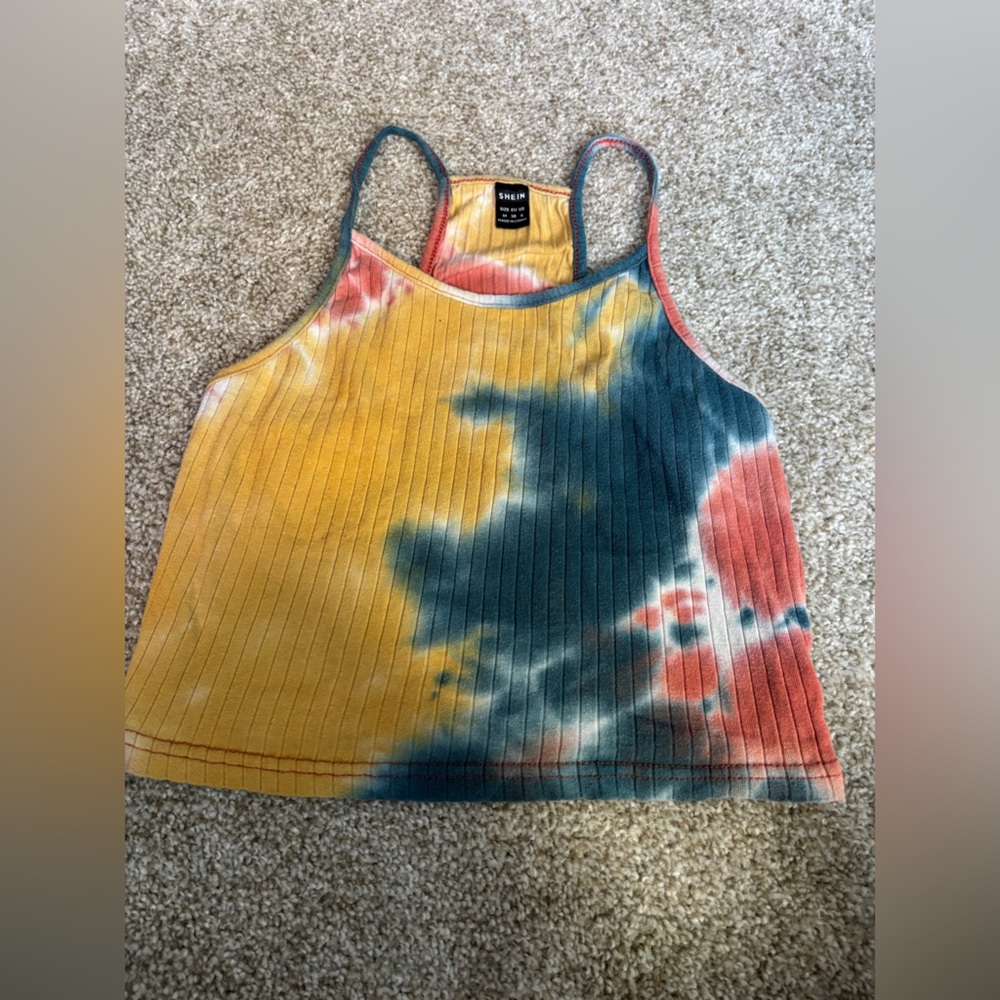 $3 | 3 for $10 Tie-Dye Ribbed Women's Tank Top